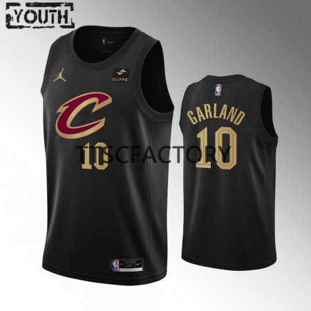 NBA Børn Trøje Cleveland Cavaliers Darius Garland 10 Jordan 2022-23 Statement Edition Sort Swingman NBA Børn Trøje Cleveland Cavaliers Darius Garland 10 Jordan 2022-23 Statement Edition Sort Swingman
